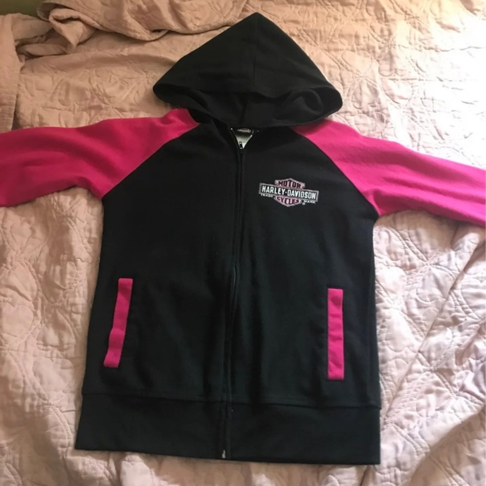 harley davidson zip up